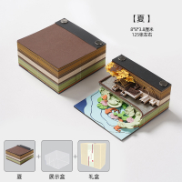 [ Phong Cảnh ]3d Giấy Ghi Chú Ba Chiều Khắc Mô Hình Sổ Ghi Chú Xé Bằng Tay Lịch Văn Hóa Và Sáng Tạo 