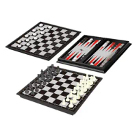 Magnetic Chess Game International Chess Folding Magnetic Chessboard Board Game Educational Chess Board Set For Travel Kids Adult