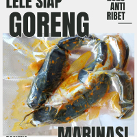 MURAH! RAJA LELE MARINASI SIAP GORENG SIAP SAJI Frozen Rempah Fruits Ikan Food Bawang