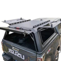 Windows Steel Dual Cab Hardtop 4x4 Pickup Truck Bed Canopy Topper For Ford Ranger Canopy