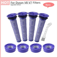 For Dyson V8 V7 Cordless Vacuum Cleaners Accessories Pre-Filters HEPA Post-Filters Replacements