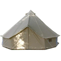Outdoor Camping Bell-shaped Ger Wedding Tent Cotton Canvas, Oxford Warm Camping Tent