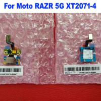 100% Original Best For Motorola Moto RAZR 5G XT2071-4 MIC Microphone USB Plug Charging Port Charge Board Phone Flex Cable Parts
