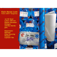 Kain Keras Interlining Fislin Lem 1500F tangerine