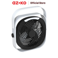 AZKO Krisbow 6 inci Kipas Angin Emergency Dengan Lampu - Putih Portable Fan Kipas Mini Travel Serbag