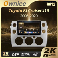 Ownice K6+ 2К for Toyota FJ Cruiser J15 2006 - 2020 Car Radio Multimedia Video Navigation Stereo GPS Android12 No 2din 2 Din DVD