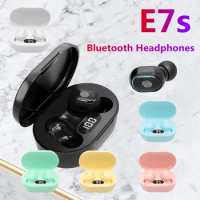 Original E7S TWS Earphone Bluetooth Headphones earbuds Wireless Bluetooth Headset with Mic LED Display Earbuds for iPhone Xiaomi