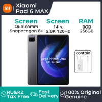 Xiaomi Tablet Xiaomi Pad 6 Max 14 Snapdragon 8+ 2.8K 120Hz 8+256GB 10000mAh Battery 67W Fast Charger Tablet PC