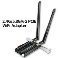 Antenna Wifi6e 3000Mbps 2.4G 5G 6Ghz Bluetooth 5.2 USB3.0 Tri-Band Wireless LAN Adapter Wifi Receiver For Desktopcomputer Laptop