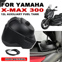 12L Auxiliary Fuel Tank Gasoline Reservoir Bottle For YAMAHA XMAX 300 X-MAX 300 XMAX300 X-MAX300 Motorcycle Travel Accessories