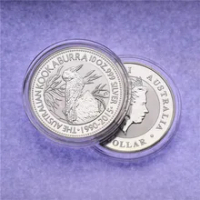1 oz 2015 Australian Silver Kookaburra Coin. Coppy Silver-Plated Collectibles Crafts Not Magnetic
