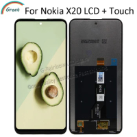 6.67'' For Nokia X20 LCD TA-1341, TA-1344 Display Touch Screen Digitizer Assembly Replacment For Nokia X10 TA-1350, TA-1332 LCD