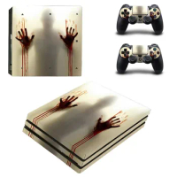 The Walking Dead PS4 Pro Skin Sticker Decal For PlayStation 4 PS4 Pro Console &amp; Controller Skins Vinyl