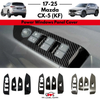 Mazda Cx-5 CX5 KF 2017-2025 Carbon Trim/Black Titanium Power Windows Panel Protector Cover For Cx5 A