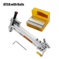 ST18 Manual Nailer Steel Nail Gun Cement Nail Gun Straight Nail Gun Automatic Needle Tool For Flooring Cement Woodworking Deco