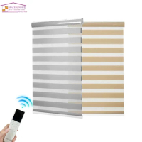 Remote Control Zebra Roller Shades zebra fabric blinds custom-made zebra roller blind and shade