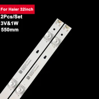 550mm 3V Square Lens Backlight Tv Led Strip for Haier 32inch LE32AL88A71 2Pcs/Set TV Repair Accessories 32K31A LE32AL88A71 32H50