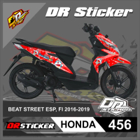 456 Decal Beat Esp, Street, Tahun 2017-2019 / Decal Custom Beat Fi Desain Doraemon
