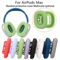 Soft Silicone Ear Pads for AirPods Max Headphone Protective Cover Replacement Ear Cushion Earbuds Cover Earmuffs Repair Parts