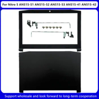 New LCD Back Cover For Acer Nitro 5 AN515-42 AN515-41 AN515-51 AN515-52 AN515-53 N17C1 Front Bezel Case / Screen Hinges