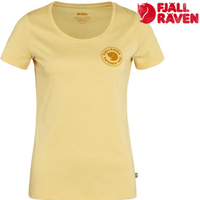 Fjallraven 瑞典北極狐 1960 Logo 女款有-機棉短袖T恤 83513 133 玉米黃