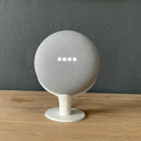 Desktop Stand For Google Home Mini Nest Mini Voice Assistants Compact Holder Case Plug In Kitchen Bedroom Study Audio Mount