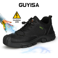Giày bảo hộ lao động, GUYISA, không thấm nước, chống mài mòn, không trơn trượt, thoáng khí, thoải má
