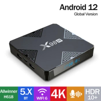 New X98H Android 12 Smart TV BOX Allwinner H618 4GB 32GB TVBOX 2.4/5G Dual Wifi6 BT 4K Media Player Set Top Box 2GB 16GB