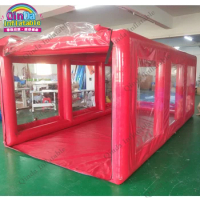 Free Shipping Inflatable Heated Hail Protection Car Cover Garage,dust Proof Inflatable Car Wash Tent With Air Pump