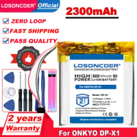 LOSONCOER 2300mAh Battery For ONKYO DP-X1 XDP-300R 100R XDP-100R X1A Player Accumulator 5 Wire Accumulator Battery