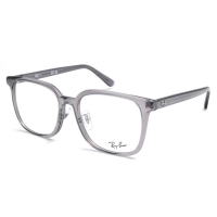 【RayBan 雷朋】方框光學眼鏡 成毅同款(深透灰#RB5419D 8268-54mm)