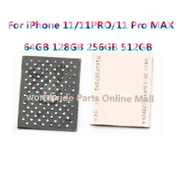 1pcs For iPhone 11PRO/11 Pro MAX 64G 128GB 256GB 512GB Nand Flash Memory IC Harddisk HDD chip Solve Error 9/4014 Expand Capacity