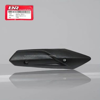 COVER TUTUP KNALPOT MIO M3 MIO S MIO Z MIO SOUL GT 125 HITAM