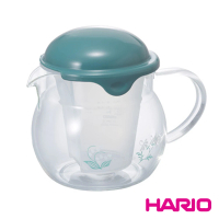 【HARIO】KIRARA蛋型綠色茶壺 / CHY-36-TQG