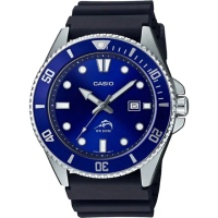【CASIO 卡西歐】CASIO 槍魚 200米潛水錶-藍水鬼 送禮 禮物 推薦(MDV-106B-2A)