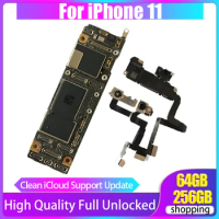 Good Working Plate For iPhone 11 Clean iCloud 64GB Motherboard With System 256GB Main Logic Board Full Function Support Update