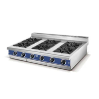 HGR-4 4-burner kitchen stove/gas cooking counter top range