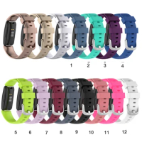 200pcs Silicone Watch band Strap for Fitbit Inspire 2 bracelet anti-lost belt Smart Watch Replacement waterproof Band wholesale