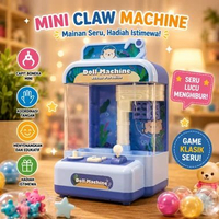 Mini Claw Machine Mainan Mesin Capit Mini Boneka Anak Seru Edukatif