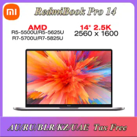 Xiaomi RedmiBook Pro 14 Laptop AMD Ryzen R5 5500U 14 Inch 2.5K Screen Notebook 16GB 512GB PCIE SSD PC Computer