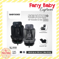 BABYDOES CARSEAT SECURE+ 360° ROTATABLE CARSEAT 360