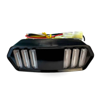 ไฟท้ายแต่ง ทรงมัสเเตง พร้อมไฟเลี้ยวในตัว msx,msx-sf,demon 125,cb150r,Cb-Cbr 650-f (0106)