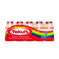YAKULT all varian PAK 5 pcs Susu Fermentasi Yoghurt yakult light yakult magga yakult original Origin