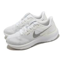 【NIKE 耐吉】慢跑鞋 Wmns Air Zoom Structure 25 女鞋 白 銀 氣墊 支撐 穩定 緩震(DJ7884-101)