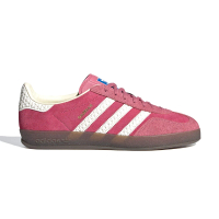 adidas 愛迪達 Gazelle Indoor 男鞋 女鞋 粉白色 麂皮 低筒 三條紋 跳色 情侶鞋 休閒鞋 IF1809