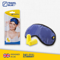 【 Travel Blue 藍旅】眼罩+耳塞 旅行舒適套組 Comfort Set TB451