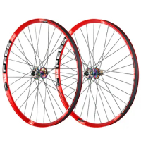 RUJIXU26 27.5 29er MTB Bike Wheelset Rim Mountain Bicycle Wheels Spoke Quick Release HG 32 Holes Hubs 135 142 148 Disc Brakes