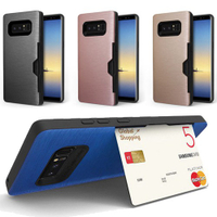 韓國 ED 髮絲紋 防摔側插卡夾 手機殼│LG VELVET G6 G7 G8 V30 V40 V50 │z7831