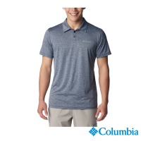 Columbia哥倫比亞 男款- Columbia Hike快排短袖POLO衫-深藍色 UAE36140NY/IS