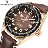 PAGANI Design Luxury Brand Men Watch Automatic Stainless Steel Waterproof Watch Business Sport Calendar Mechanical Wristwatchch